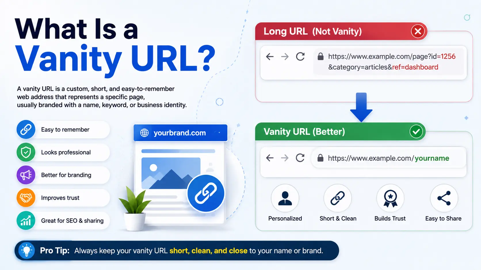 What Is a Vanity URL? Meaning