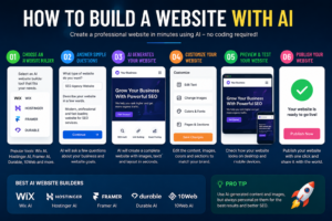 how to build a website with ai