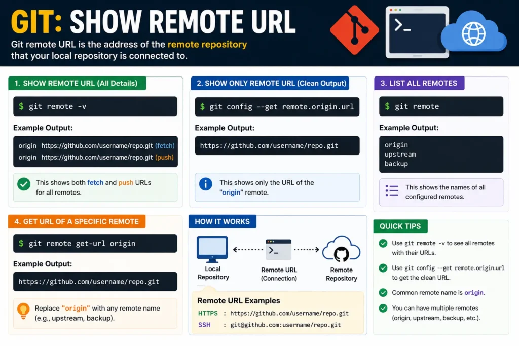 Git Show Remote URL