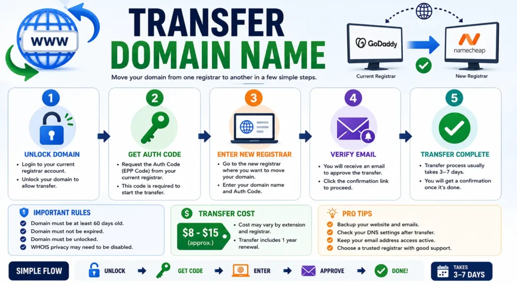 Transfer Domain Name