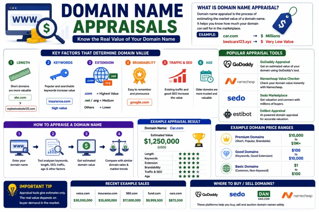 Domain Name Appraisals