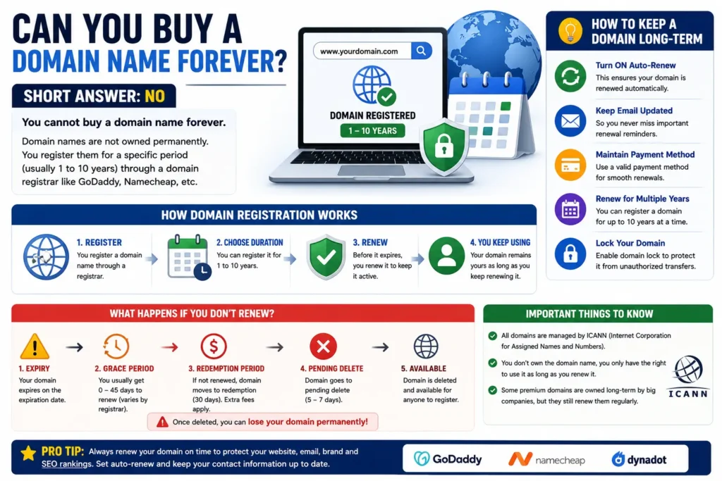 Can You Buy a Domain Name Forever