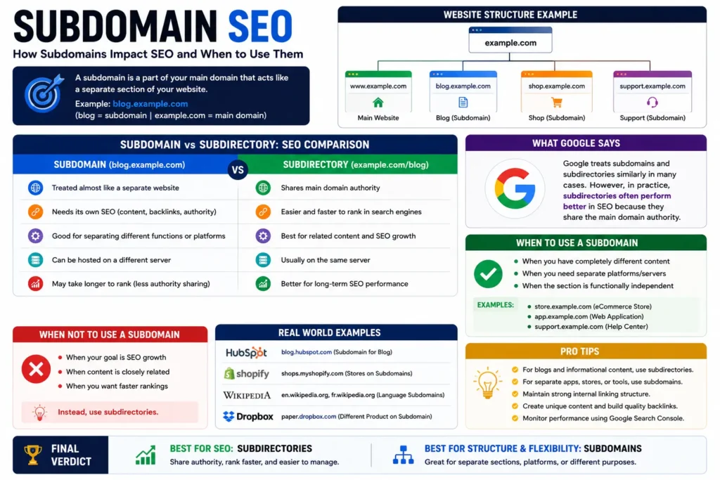 Subdomain SEO