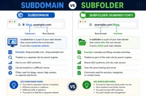 Subdomain vs Subfolder