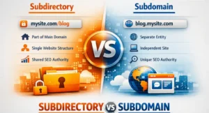 Subdirectory vs Subdomain