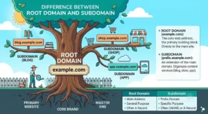 Difference Between Root Domain and Subdomain