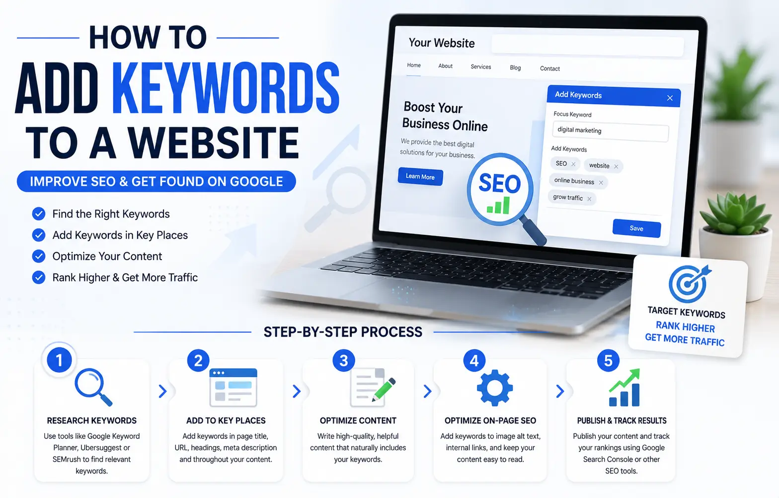 How to Add Keywords to Website