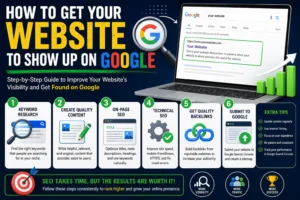 How to Get Your Website to Show Up on Google