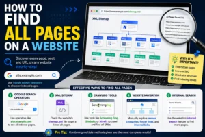 How to Find All Pages on a Website