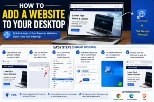 How to Add a Website to Your Desktop