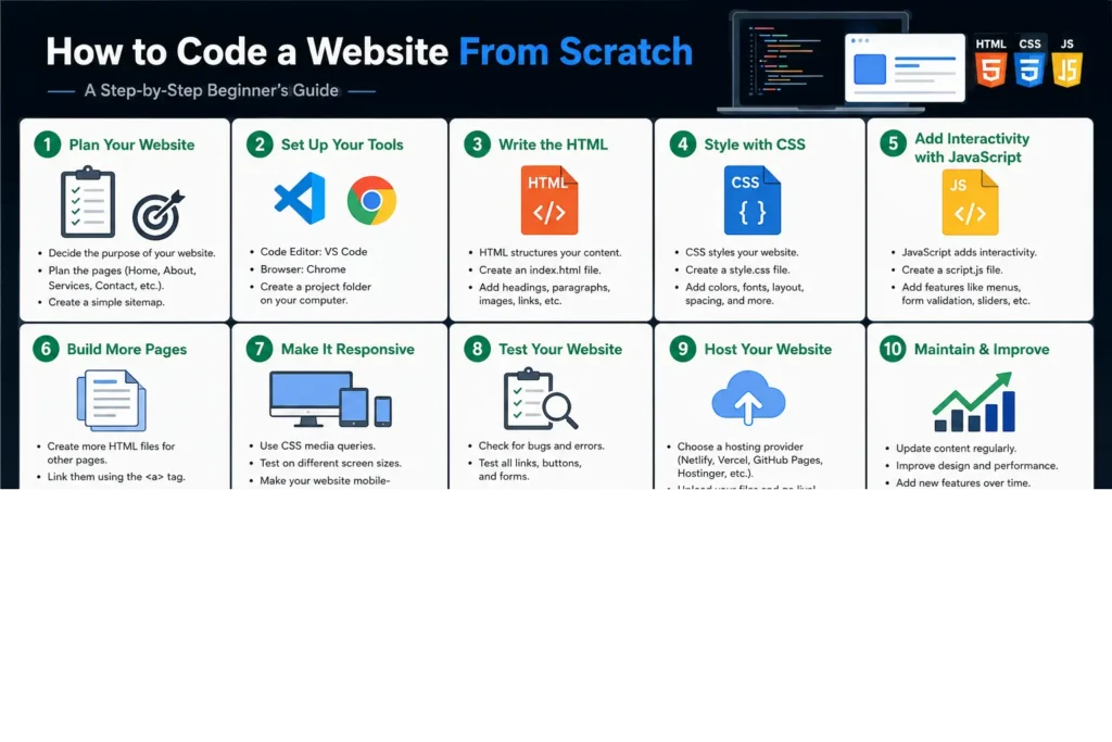 How to Code a Website From Scratch