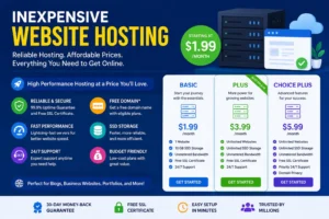 inexpensive website hosting