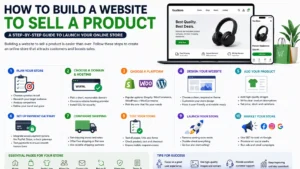 how to build a website to sell a product