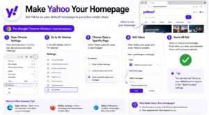 make yahoo my homepage