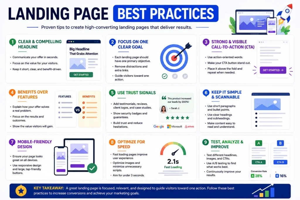 landing page best practices