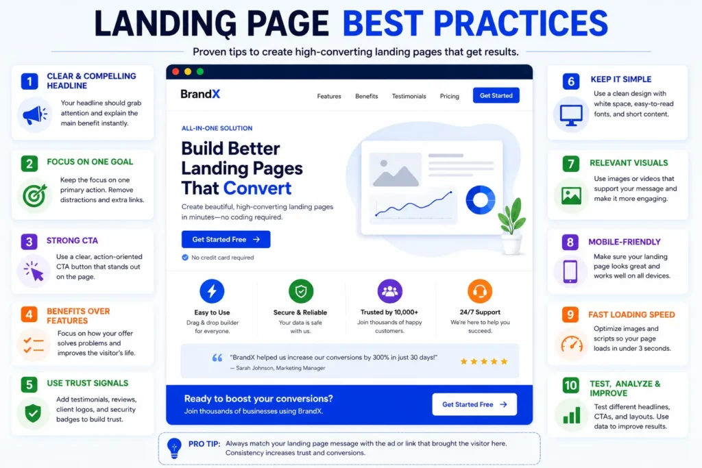 landing page best practices