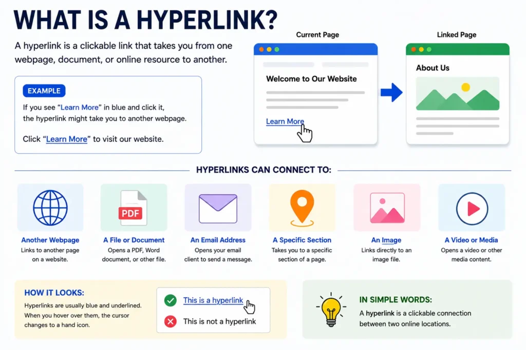 what is a hyperlink