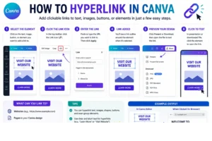 how to hyperlink in canva
