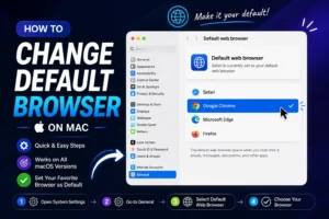 how to change default browser on mac