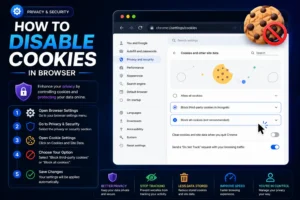 how to disable cookies in browser