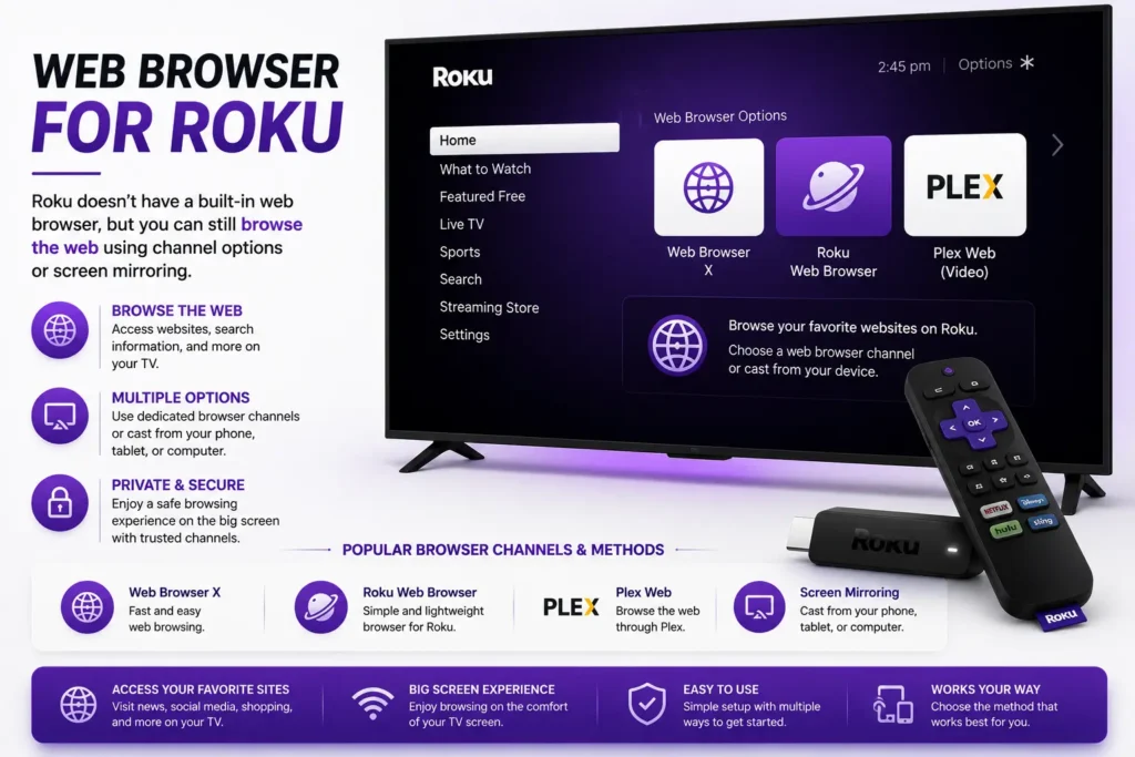 web browser for roku