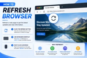 how to refresh browser