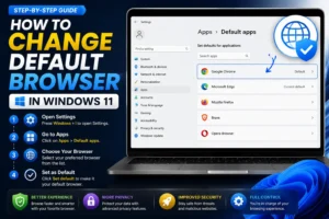 how to change default browser windows 11