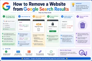how to remove a website from google search results
